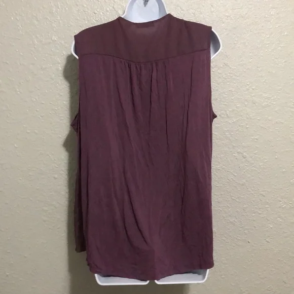 Tempted Purple Ruffled Blouse Womens Plus  Size 2X - Picture 9 of 11